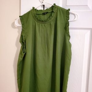 Ann Taylor NEW with tags...Green dress blouse